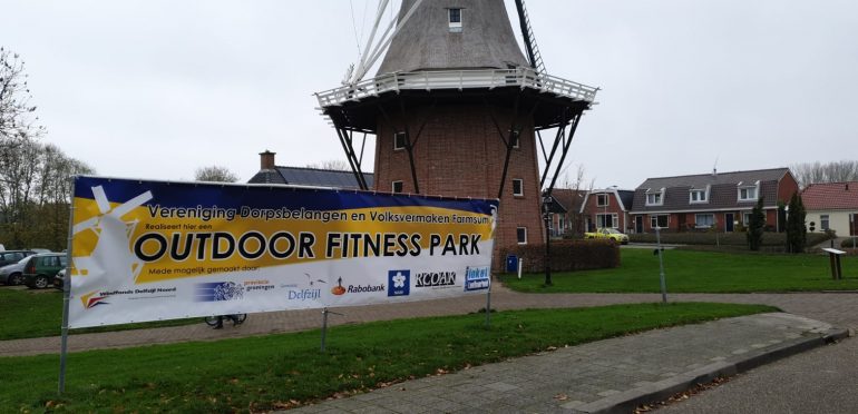 Realisatie Outdoor Fitness Park in de Borghof te Farmsum.